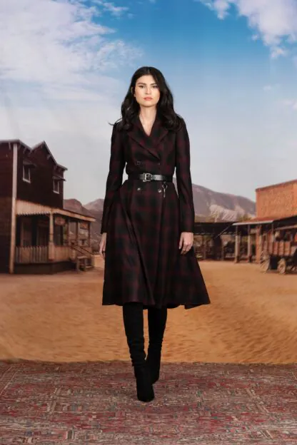 Saddle Kleid deep purple - Kleider