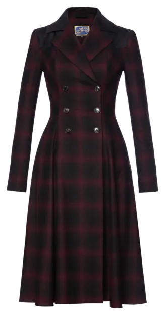 Saddle Kleid deep purple - Kleider