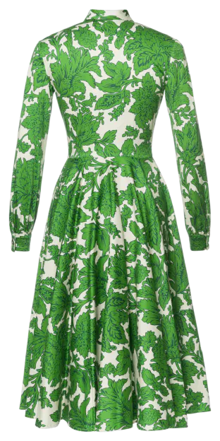 Stella Kleid fiori verde - Kleider