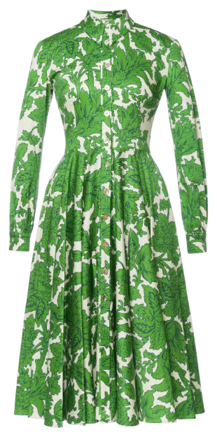 Stella Kleid fiori verde - Kleider