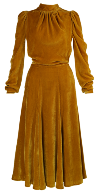 Superstition Dress saffron - AW 26 - Broken Flowers