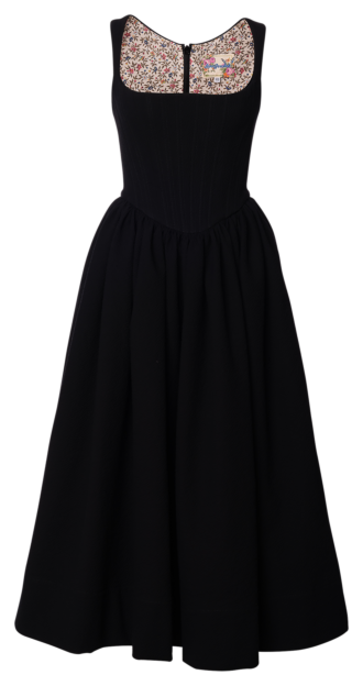Tessa Kleid black tulip - Kleider