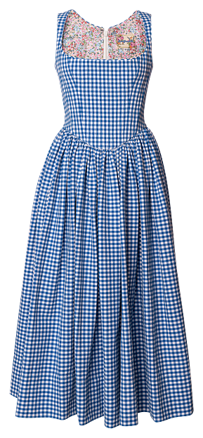 Tessa Kleid blue gingham - Kleider