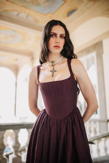 Theodora Kleid viola - Kleider