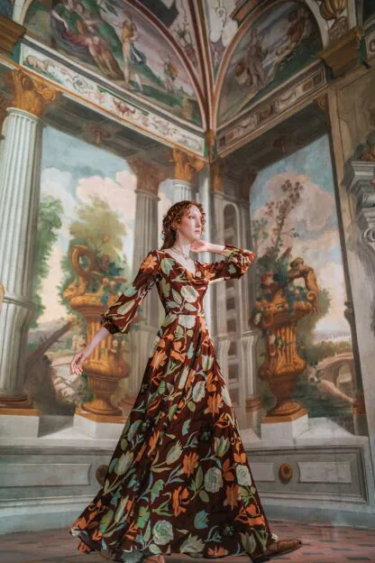 Toscana Kleid fiore antico - Kleider