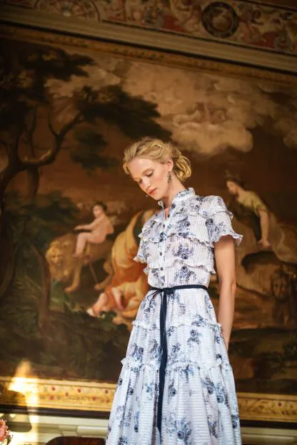 Vittoria Dress porcellana - Dresses