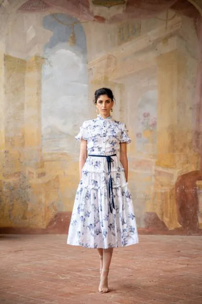Vittoria Dress porcellana - Dresses
