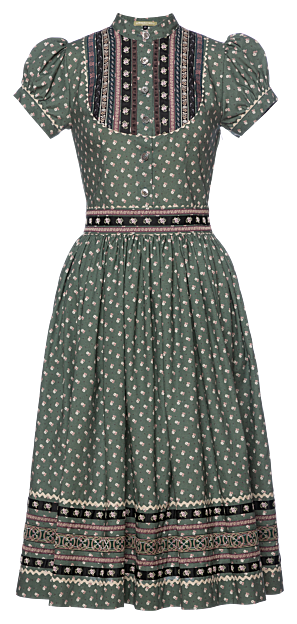 Wally Dress snowdrop sage - Dresses