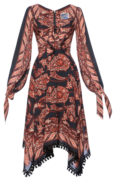 Wild Side Kleid night paisley - Kleider