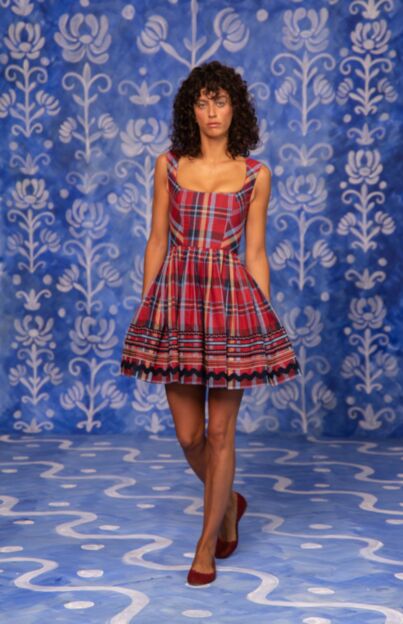 Zilly Dress summer tartan - Tradition