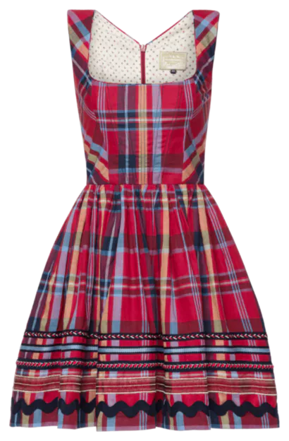 Riviera “Zilly” Dress – Summer Tartan Plaid Dress by Lena Hoschek