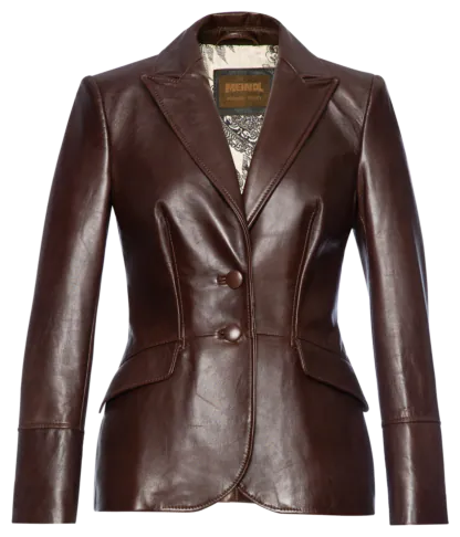 Carrie Lederjacke chestnut - Jacken & Mäntel