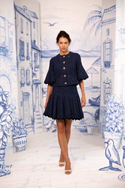 Marchesa Rock navy - Röcke