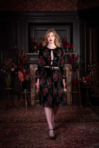 Trixie Jacket velvet rose - Jackets & Coats by Lena Hoschek