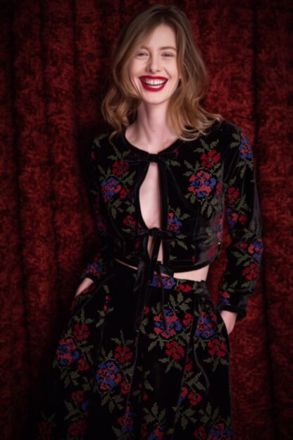 Trixie Jacket velvet rose - Tradition