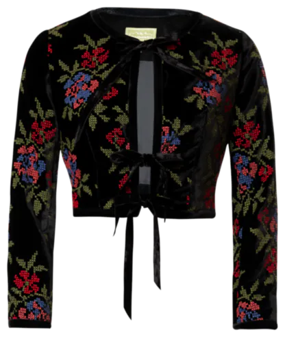 Trixie Jacket velvet rose - Jackets & Coats by Lena Hoschek