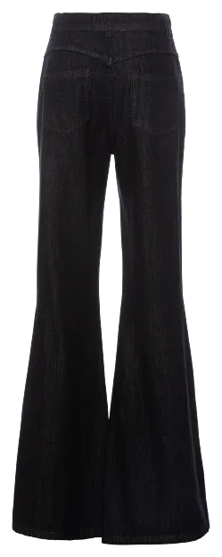 Cheryl Jeans black denim - Pants