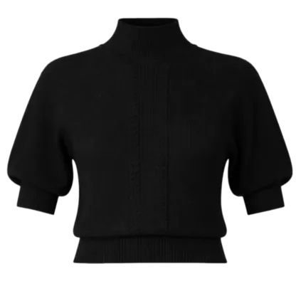 Willow Knitted Top black - Knitwear by Lena Hoschek