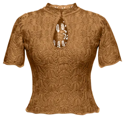 Choupette Knitted Top marrone - Knitwear