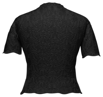 Choupette Knitted Top nero - Knitwear