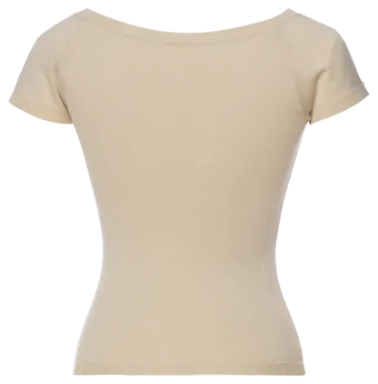 Confidante Knitted Top meringue - Knitwear