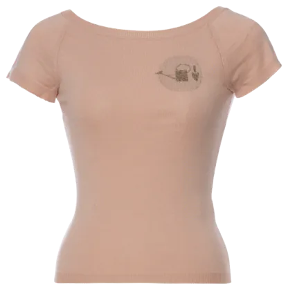 Confidante Knitted Top powder puff - Knitwear