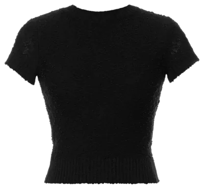 Devon Knitted Top black - Knitwear
