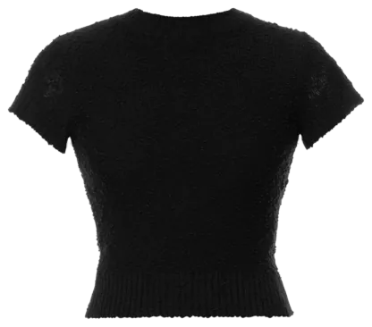 Devon Knitted Top nero - Knitwear