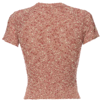 Devon Knitted Top strawberry cream - Knitwear