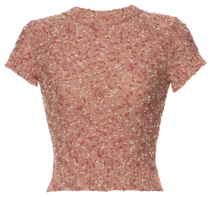 Devon Knitted Top strawberry cream - Knitwear