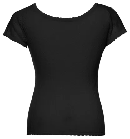 Domenica Knitted Top nero - Knitwear