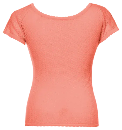 Domenica Knitted Top pesca - Knitwear