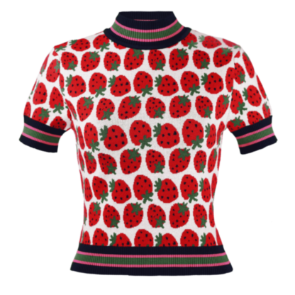 Froufrou Stricktop strawberry field - Alle Produkte