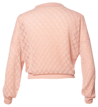 Mitzi Knitted Top muted rose - Knitwear