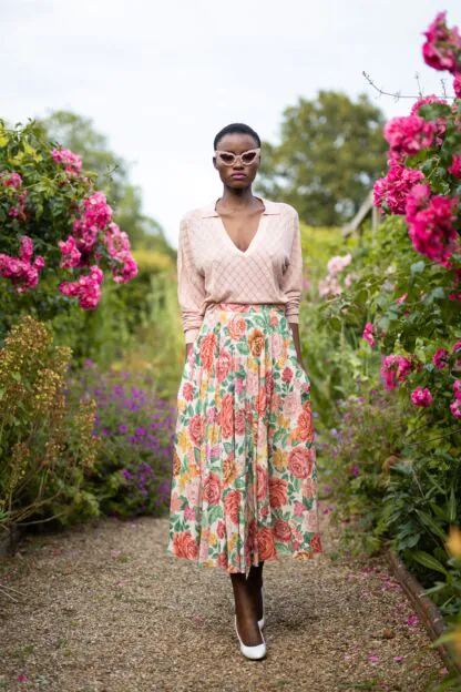Mitzi Knitted Top muted rose - Knitwear