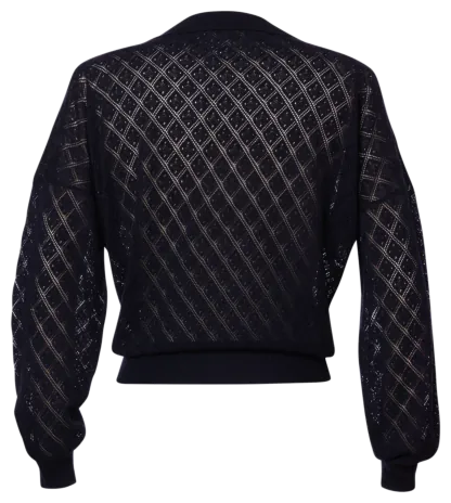 Mitzi Knitted Top navy - Knitwear
