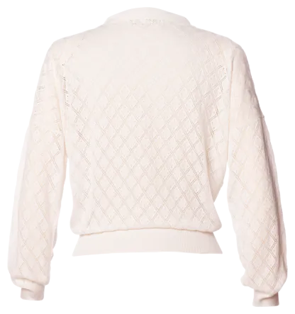 Mitzi Knitted Top pearl - Knitwear