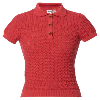 Quinn Knitted Top berries - Knitwear