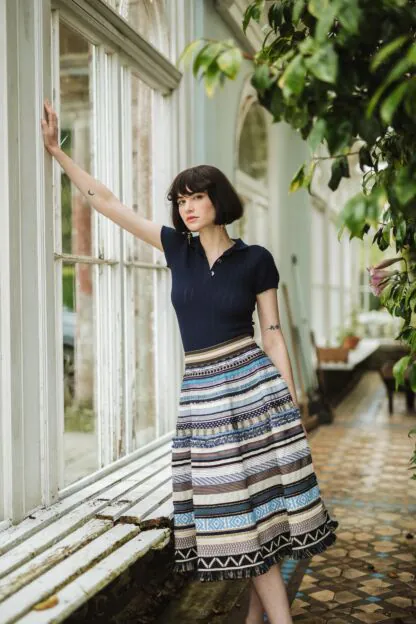 Quinn Knitted Top dusk - Knitwear
