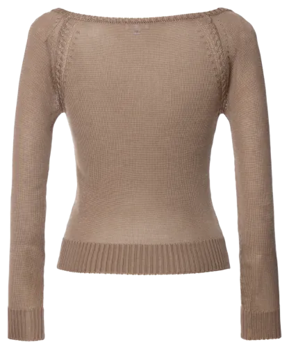 Summer Delight Knitted Top chrome - Knitwear