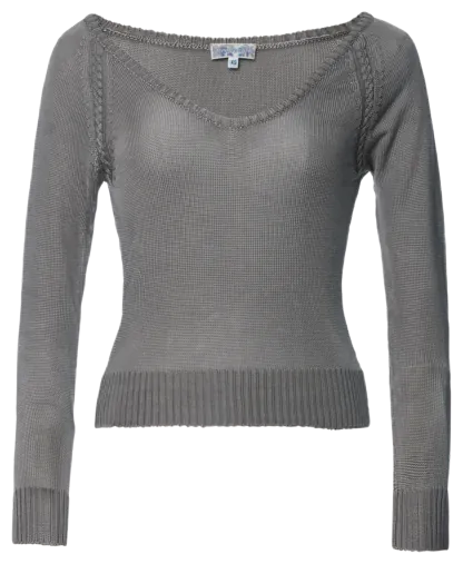 Summer Delight Knitted Top pearl - Knitwear