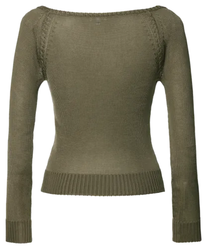 Summer Delight Knitted Top pistachio - Knitwear