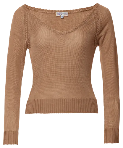 Summer Delight Knitted Top sun - Knitwear