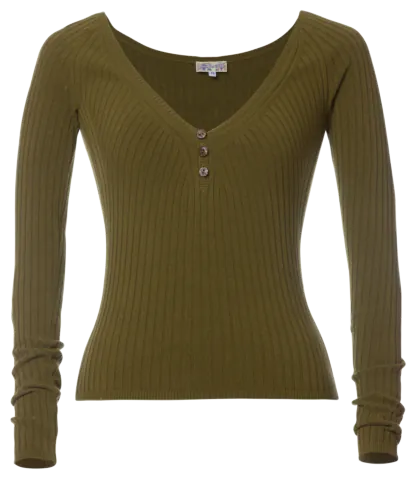 Valerie Knitted Top pesto - Knitwear