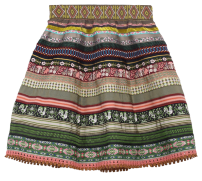 Mini Ribbon Skirt homebound Size 4 (8-10 y.) homebound - Ribbon Skirts
