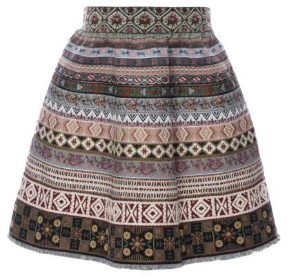 Mini Ribbon Skirt Gr. 2 (4-6 J.) herb garden - Bänderröcke