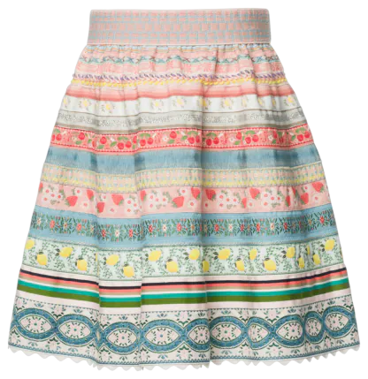 Mini Ribbon Skirt Size 2 (4-6 y.) berries & cream - Ribbon Skirts