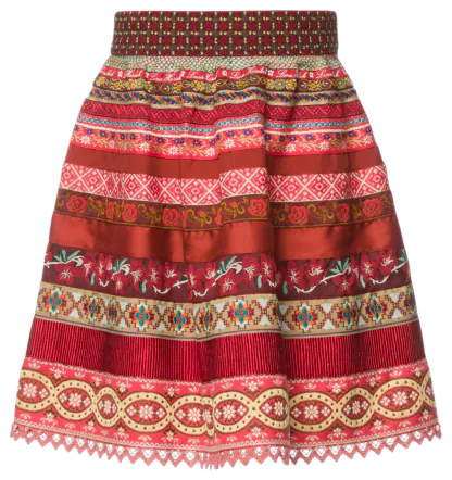 Mini Ribbon Skirt Size 3 (6-8 y.) poppy field - Ribbon Skirts