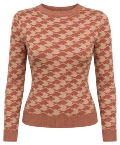Escher Knitted Top tan - Knitwear