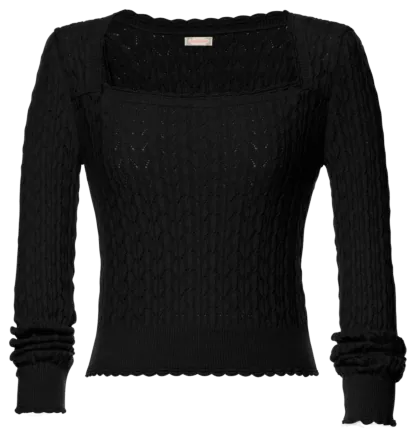 Dainty Pullover black - Knitwear